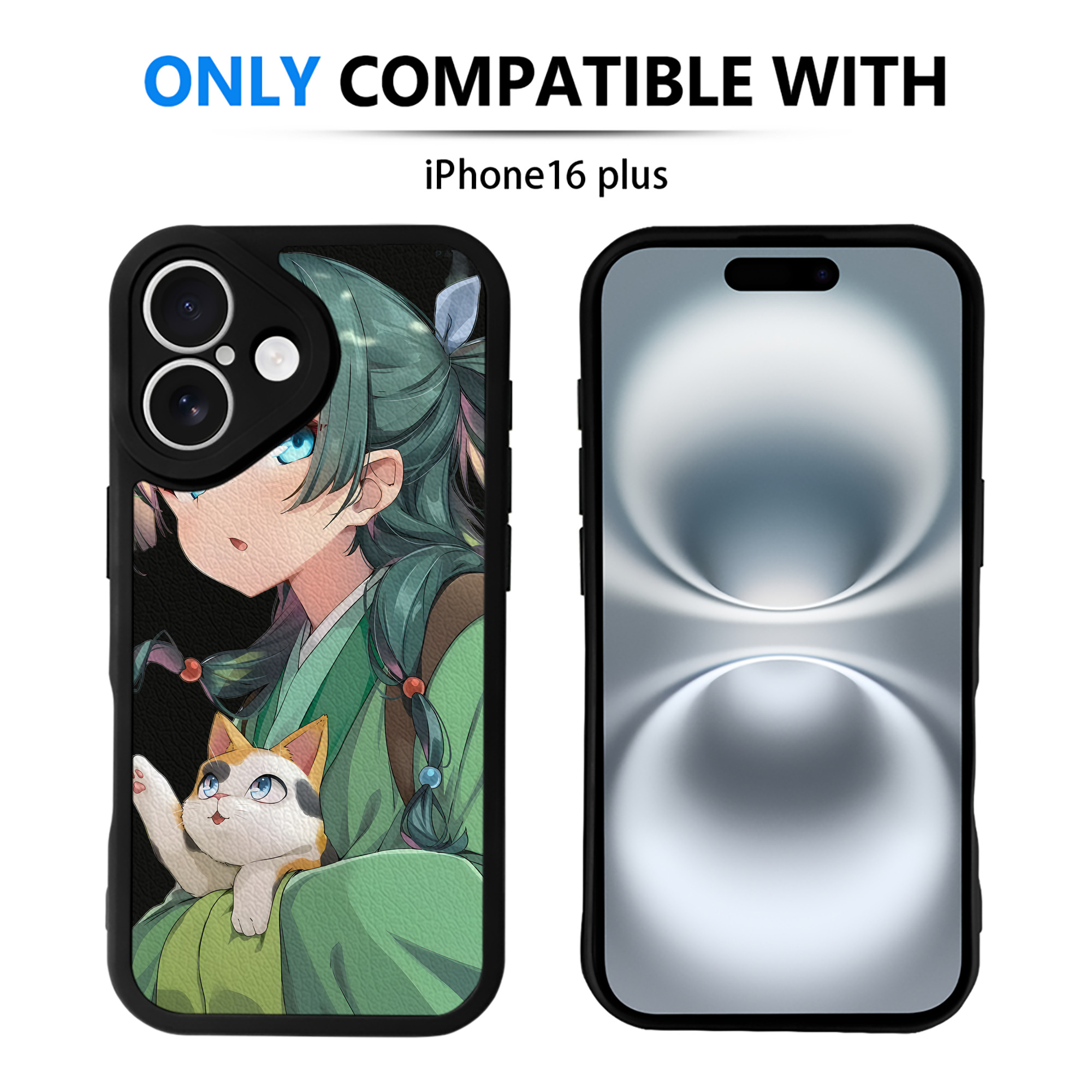 （画像用） 薬屋のひとりごと The Apothecary Diaries 【iPhone 16シリーズ対応】シリコンスマホケース（レザー調） 材質：シリコン